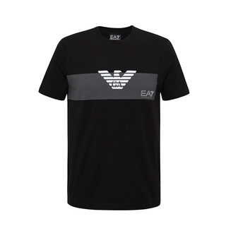 ARMANI พร้อมส่ง เสื้อยืดแขนสั้น คอกลม ผ้าฝ้าย สไตล์อาร์มานี่ สําหรับผู้ชาย