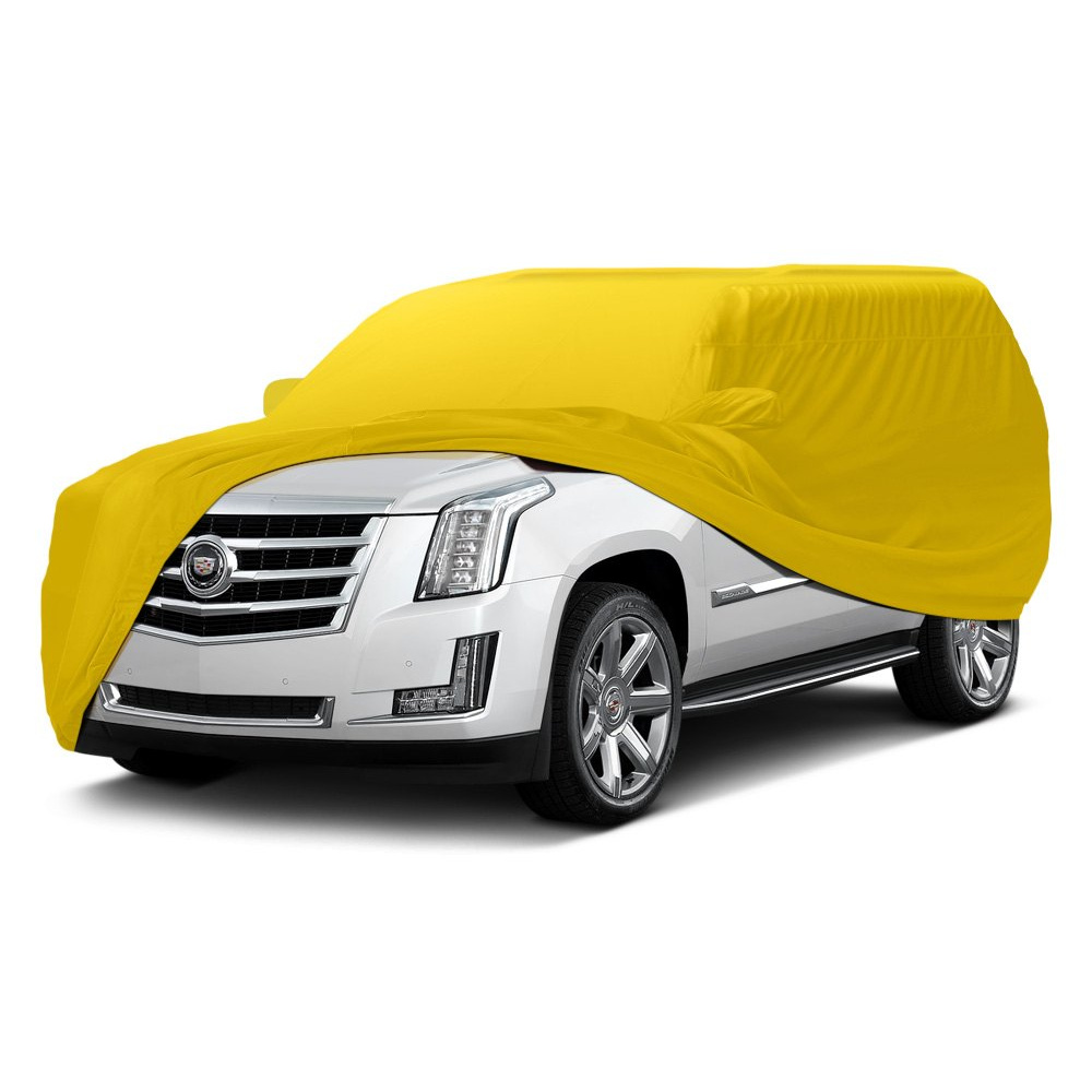 ผ้าคลุมรถยนต์-ไฮโซลอน-hisolon-สีเหลือง-รุ่น-mitsubishi-pajero-sport-ผ้าหนามีน้ำหนัก-กันน้ำได้-ผ้าคลุมรถไฮโซลอน