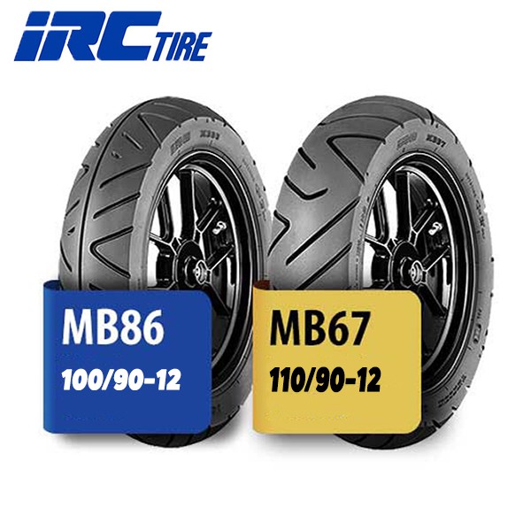 IRC MB86-67 ยางนอกมอเตอร์ไซค์ขอบ12 100/90-12, 110/90-12 (ZOOMER-X ...