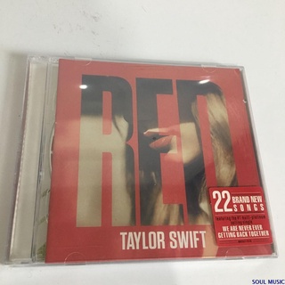 ใหม่ พร้อมส่ง แผ่น CD อัลบั้ม Taylor Swift สีแดง หรูหรา 2 แผ่น