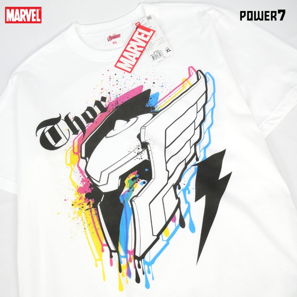 power-7-shop-เสื้อยืดการ์ตูน-ลาย-มาร์เวล-thor-ลิขสิทธ์แท้-marvel-comics-t-shirts-mvx-199