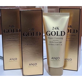 พร้อมส่ง แท้💯% Anjo 24K Gold Foam Cleansing  100 ml