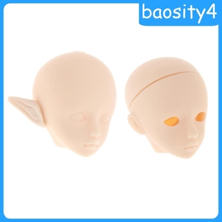 [Baosity4] 1/6 Bjd Nude Doll Head โมเดลตุ๊กตาพลาสติกของเล่นสําหรับเด็ก