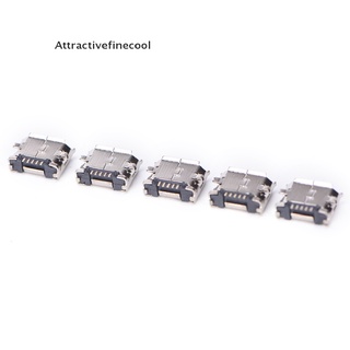 Acth ซ็อกเก็ตเชื่อมต่อ Micro USB 5pin B type ตัวเมีย สําหรับเชื่อมต่อ 5 pin 10 ชิ้น