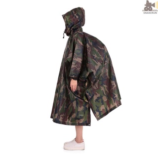 ภาพขนาดย่อของภาพหน้าปกสินค้าSnakerun TOMSHOO Multifunctional Lightweight Raincoat with Hood Hiking Cycling Rain Cover Poncho Rain Coat Outdoor Camping Tent Mat จากร้าน snakerrun.th บน Shopee ภาพที่ 3