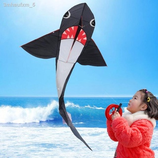 Large Kids Children Cartoon Flying Shark Kite Child Outdoor Sport Toy Gift