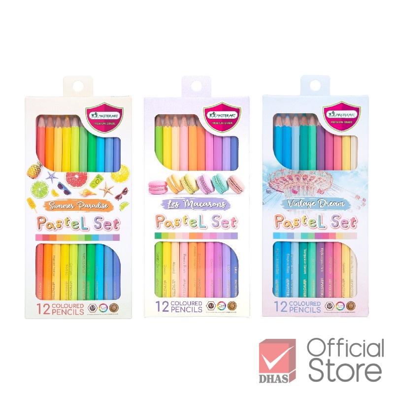 master-art-สีไม้-ดินสอสีไม้-12-สีพาสเทล-special-collection-จำนวน-1-กล่อง
