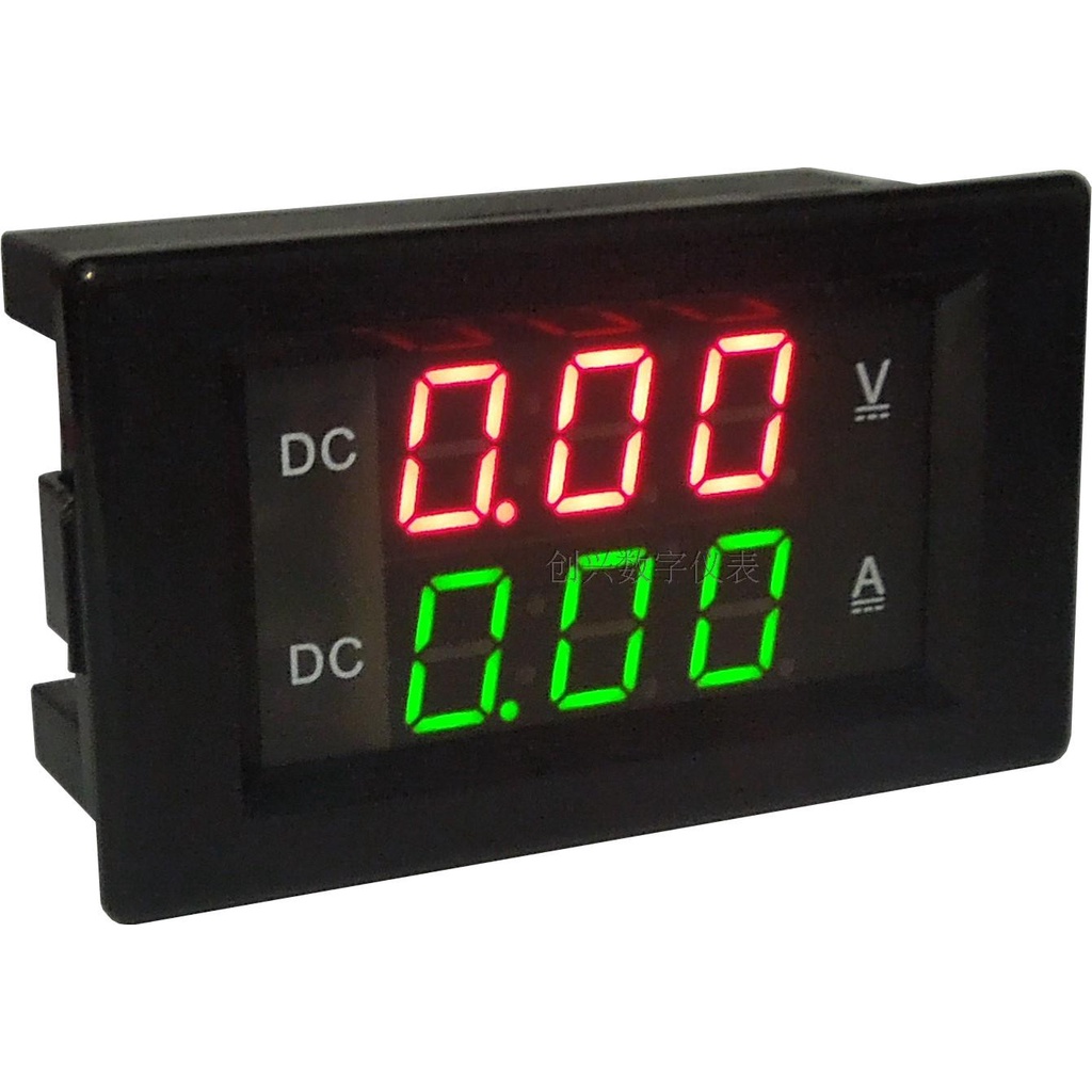 volt-amp-meter-600v-20a-แบบมี-shunt-ในตัว-digital-led