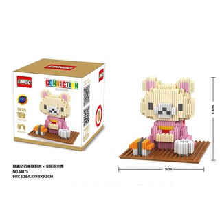 ภาพหน้าปกสินค้า#เลโก้เฟือง #หมีคุมะ ชุดกิโมโน ญี่ปุ่น 324ชิ้น Linkgo 68175 ที่เกี่ยวข้อง