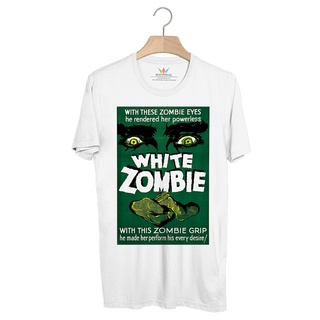 BP748 เสื้อยืด Horror Movie Retro Poster : White Zombie