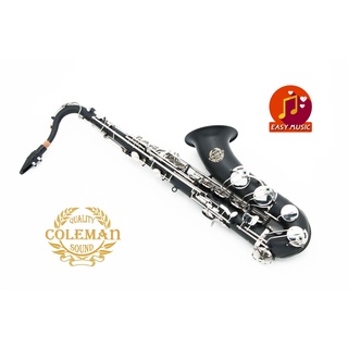 แซกโซโฟน Saxophone Tenor Coleman CL-334T Matt black Nickel keys