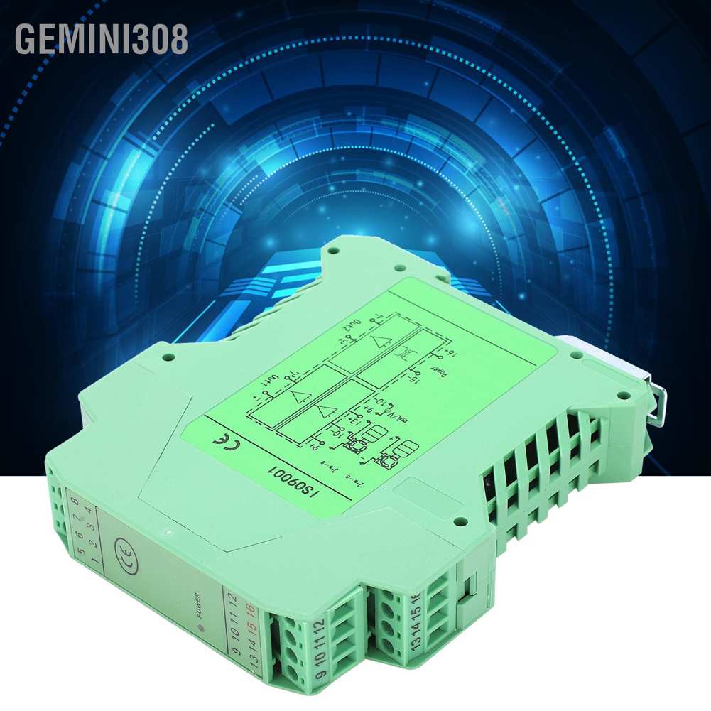 Gemini308 DC Signal Isolator Current Voltage Transmitter DIN Rail Mount