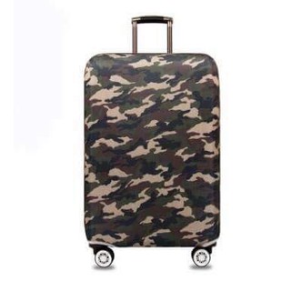 Chu Luggage  ผ้าคลุมกระเป๋าเดินทางลายทหาร  รุ่น059  สีดำ