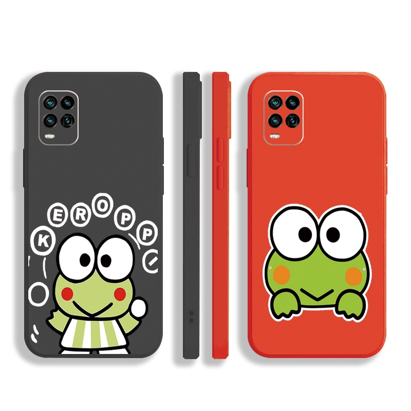 เคสโทรศัพท์มือถือ-ขอบสี่เหลี่ยม-ลาย-keroppi-สําหรับ-realme-c25s-c15-c12-c11-realme-8-pro-7-x7-pro-5i-6i