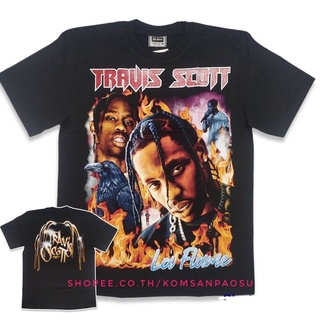 🔥 เสื้อยืด Travis scott เสื้อ travis scott hiphop rapper 🔥
