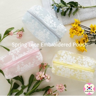 [Daiso Korea] 2022 Spring Series Lace Embroidered Pouch 3 Colors