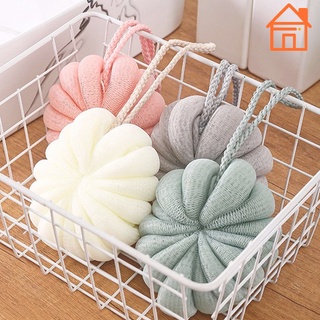 High Quality Candy Colors Flower Shape Bathing Ball / Bathsite Bathroom Accessories Body Cleaning Tool