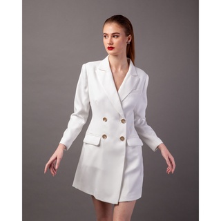 WEEYA Macy Blazer Dress เบลเซอร์เดรสแขนยาว กระโปรงทรงเอ