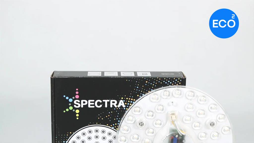 ยกลัง-50-ชิ้น-spectra-แผงไฟไส้โคมซาลาเปา-แผงไฟแม่เหล็กวงกลมแบบเต็มแผ่น-led-magnet-ขนาด-24w-แสง-3-steps-3000k-6500k