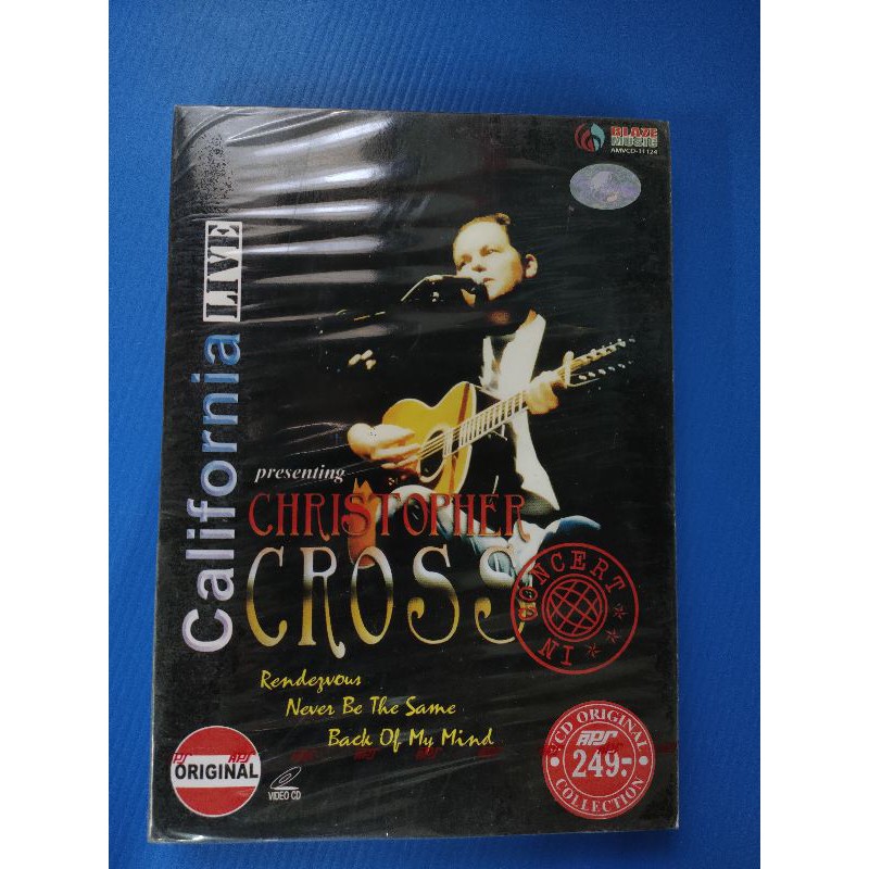 แผ่น VCD เพลง CHRISTOPHER CROSS California LIVE | Shopee Thailand