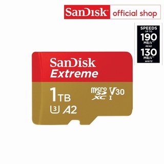 ภาพหน้าปกสินค้าSanDisk EXTREME micro SDXC UHS-I A2 1TB (SDSQXAV-1T00-GN6MN) reads 190MB/s writes 130MB/s ที่เกี่ยวข้อง