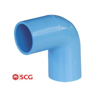 SCG ข้องอ90 PVC13.5 ขนาด 11/4" ,11/2" งานรับแรงดัน สำหรับท่อประปาสีฟ้า