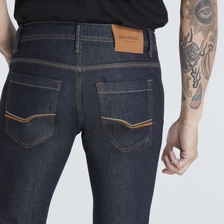 สินค้า JACK RUSSEL กางเกงยีนส์ผู้ชาย ทรงกระบอกเข้ารูป Slim-Tight-Fit รุ่น J-567/1 กางเกงยีนส์แจ็ครัสเซล