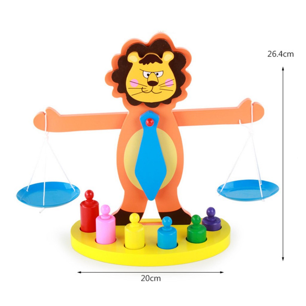 ชุดตาชั่ง-lion-balance-ฝึกคำนวนน้ำหนัก-พัฒนาทักษะ