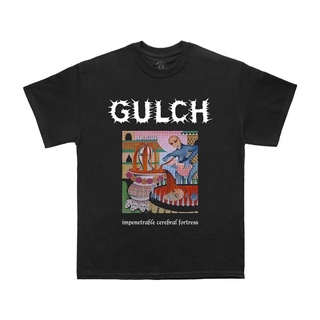 เสื้อยืดสีขาวGulch - เสื้อยืดพรีเมี่ยม แขนสั้น พิมพ์ลายวงดนตรี UNOFFICIAL MERCH PREMIUM สําหรับผู้ชายS-4XL