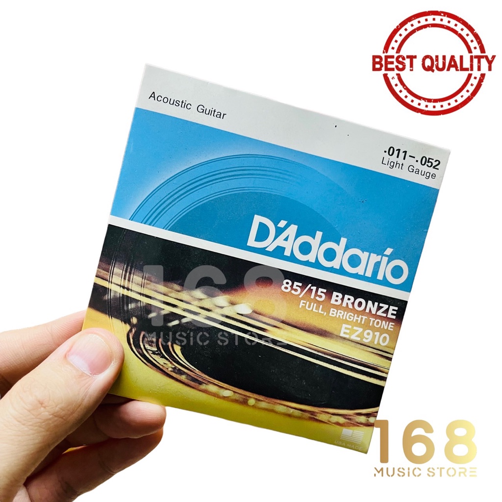 ครบชุด-d-addario-รุ่น-ez910-สายกีต้าร์โปร่ง-เบอร์-11-แดดดาริโอ้-รุ่น-ez-910-สายกีต้าร์โปร่ง-และ-สายกีต้าร์โปร่งไฟฟ้า