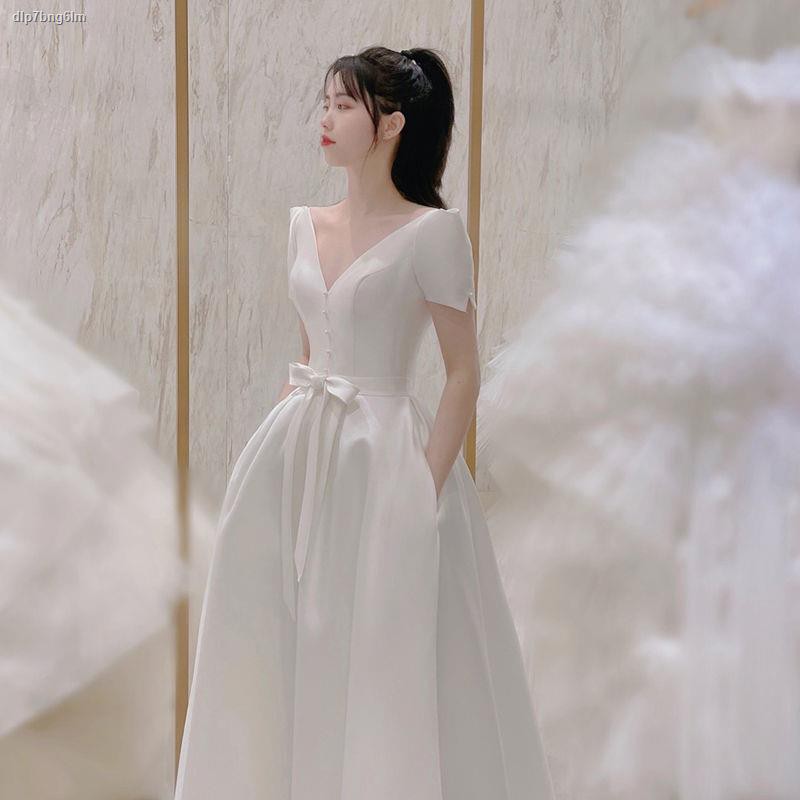 ชุดแต่งงานมินิมอล-ชุดงานแต่ง-ชุดเดรสยาว-ชุดงานแต่งชุดเดรสสั้น-ชุดออกงาน-ชุดเดรสสั้น-ชุดขาว-ชุดไปงานแต่งสาวอวบ-จัดเลี