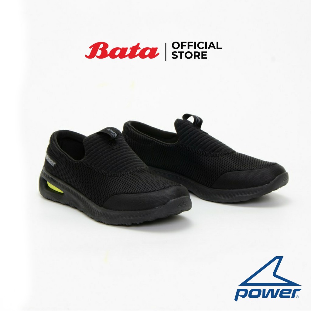 ภาพสินค้า* * Bata Power Men's Sport Walking Shoes รองเท้าผ้าใบสนีคเคอร์สำหรับเดินของผู้ชาย รุ่น DD100 Slip On สีดำ 8186749 จากร้าน bata_officialstore บน Shopee ภาพที่ 4