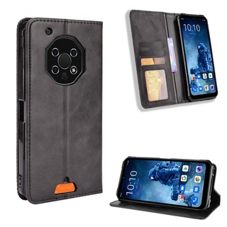 Casing Oukitel WP13 5G Vintage Flip Cover Magnetic Wallet Case PU Leather Cases Card Holder