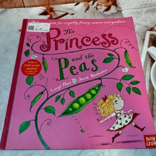หนังสือปกอ่อน The Princess and the Peas มือสอง