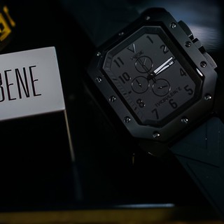 Vabene แท้ หน้าปัด63มม. สายอคิลิค ควอซ์ มี3สี รุ่น Turbulence นาฬิกาข้อมือ นาฬิกาแฟชั่น นาฬิกาผู้ชาย สไตล์อิตาลี ประกัน