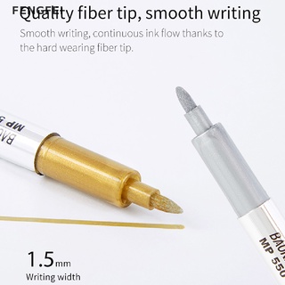 Fengfei 1 ชิ้น DIY โลหะ กันน้ํา ถาวร ระบายสี ปากกามาร์กเกอร์ เครื่องเขียน ของขวัญ