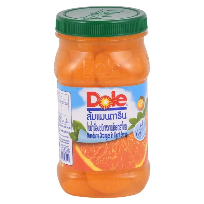 tha-shop-666-ก-x-1-dole-oranges-syrup-โดล-ส้มแมนดารินในน้ำเชื่อม-ส้มในน้ำเชื่อมชนิดหวานน้อย-ส้มกระป๋อง-ส้มขวด-ส้มโดล