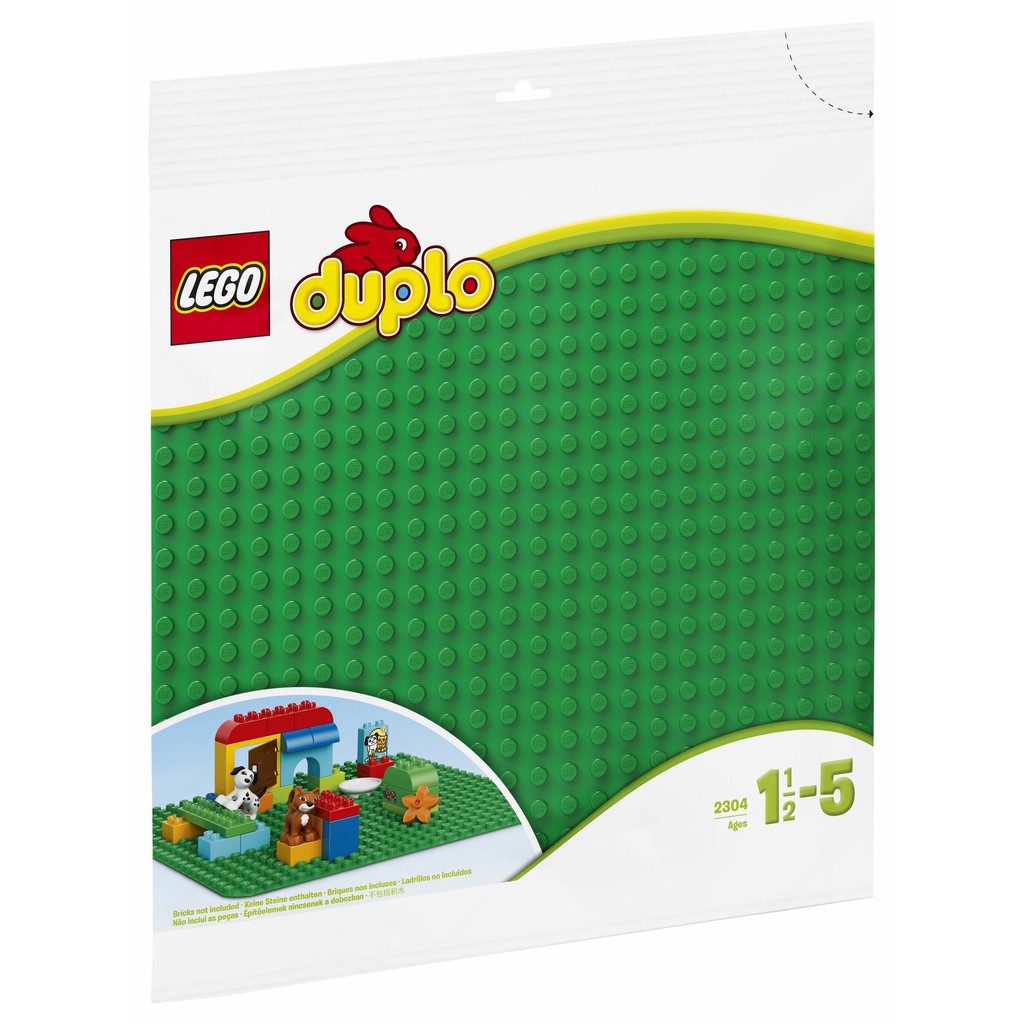 lego-duplo-plate-2304-green-baseplate-ของแท้