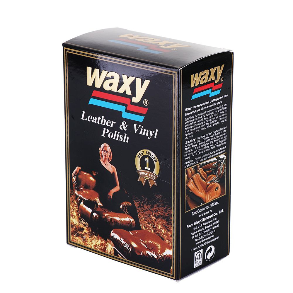 น้ำยาทำความสะอาดเฟอร์นิเจอร์-น้ำยาเคลือบบำรุงผลิตภัณฑ์หนัง-waxy-265-มล-น้ำยาทำความสะอาด-ผลิตภัณฑ์และของใช้ภายในบ้าน-cle