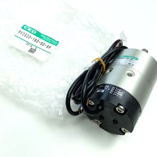 พร้อมส่ง,(B)Unused*, RV3S20-180-90-SR Rotary Actuator ,หัวขับแบบหมุน สเปค Swing angle 180° ,CKD (66-002-319)