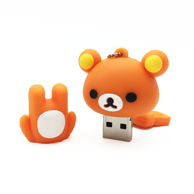 usb-แฟลชไดรฟ์-1-tb-pen-u-disk-rilakkuma-memory-stick-ซิลิโคนลายการ์ตูน