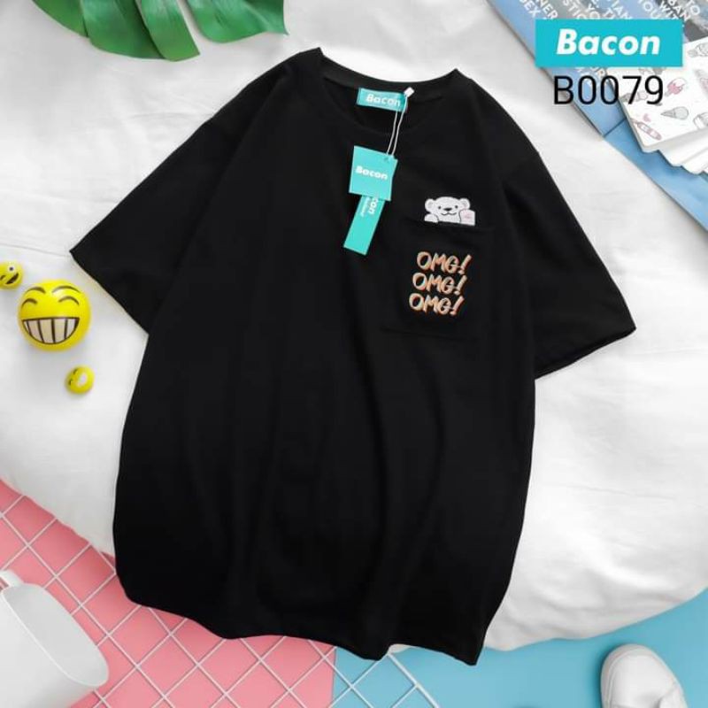 bare-omg-omg-omg-เสื้อยืดฟรีไซส์-น่าร๊ากสดใสแบบ-omg-พร้อมส่ง