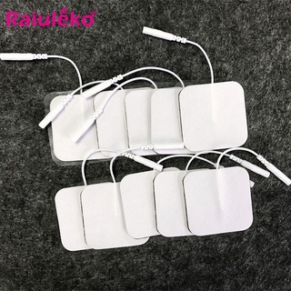 20/10p 5x5cm high quality Nerve Stimulator Silicone Gel Electrode Pads Tens Electrodes Digital Therapy Machine Massage 2