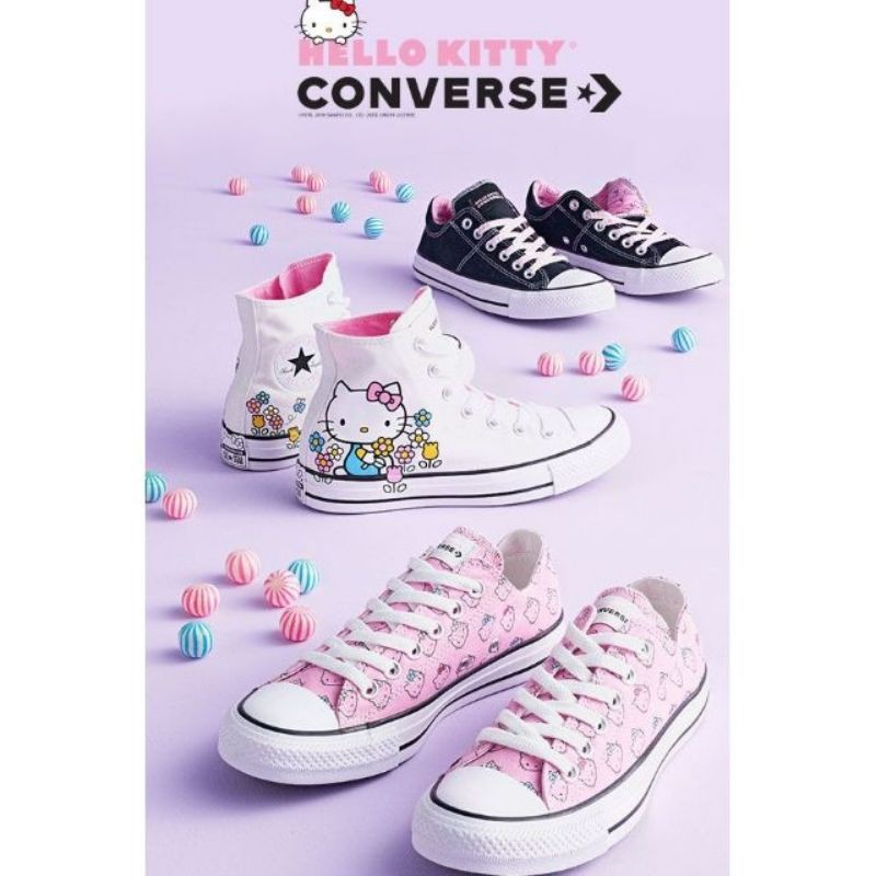 ของแท้-converse-kitty-รุ่นลิมิเต็ด-ของผู้หญิง-เก๋ๆน่ารักมากๆๆ-ของใหม่-ของแท้ล้าน