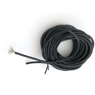 3000V 14AWG 10M BLACK Silicone Wire Flexible Stranded Copper Cable