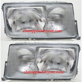 (DEPO) ไฟหน้า BENZ 190E W201