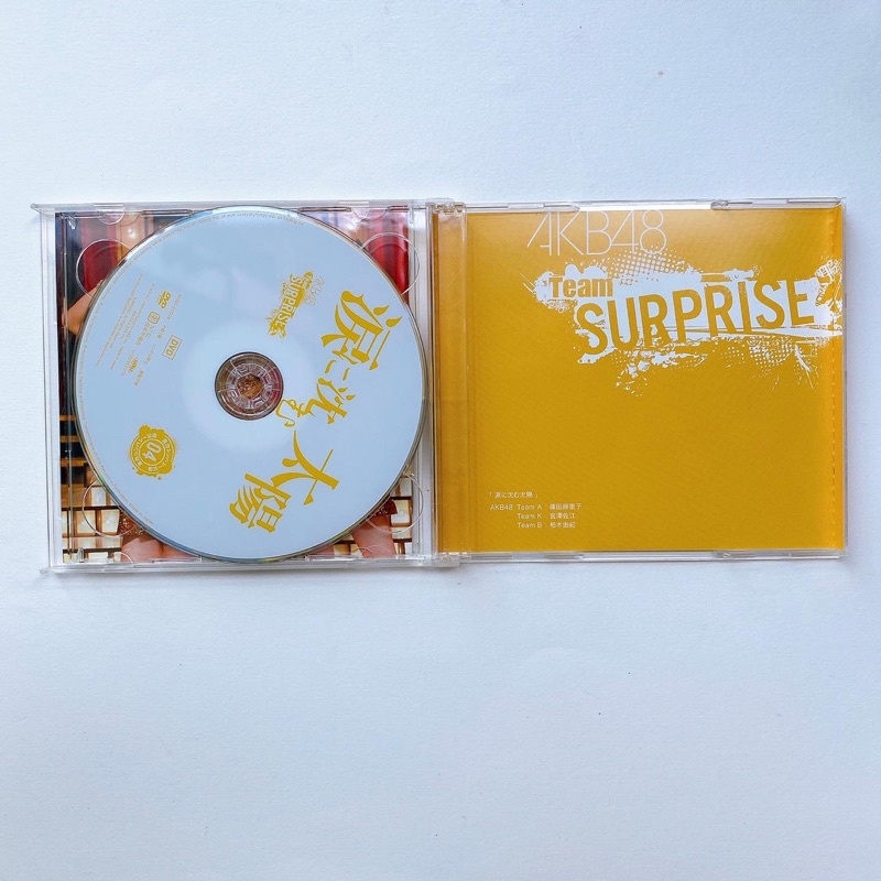 akb48-cd-dvd-team-surprise-single-namida-ni-shizumu-taiyou-แผ่นแกะแล้ว