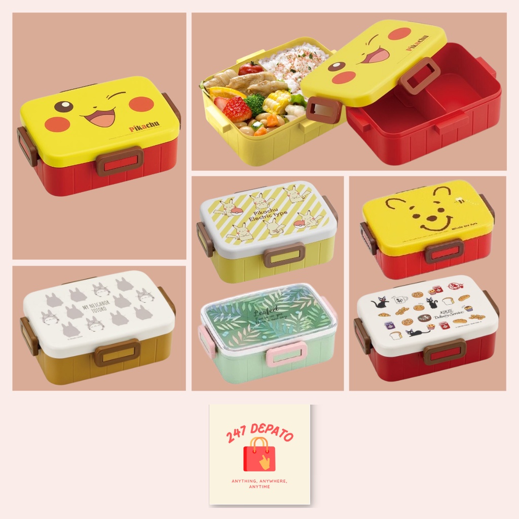Skater Bento Box 650ml Made in Japan Leak-Proof Food Container