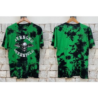 เสื้อวง Avenged Sevenfold Classic Deathbat Dye