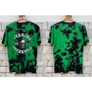 เสื้อวง Avenged Sevenfold Classic Deathbat Dye